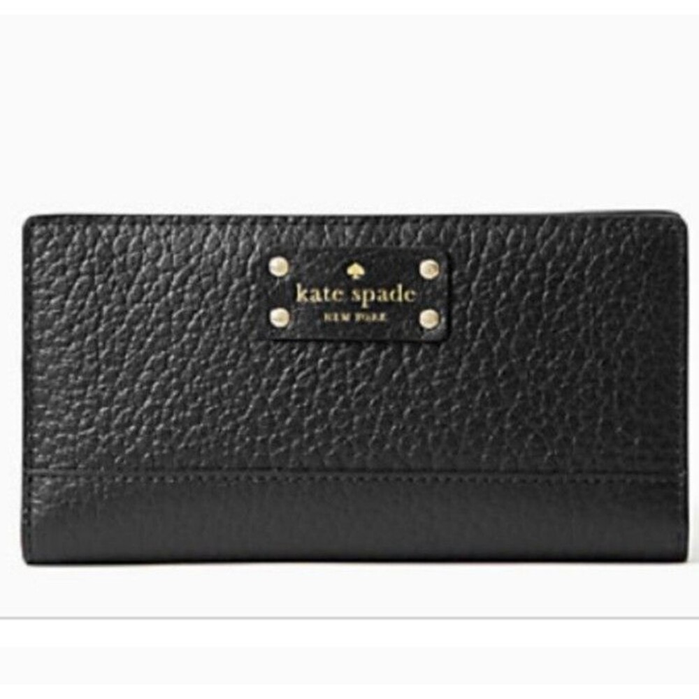 Kate Spade Bay Street Stacy Black Leather Wallet    31